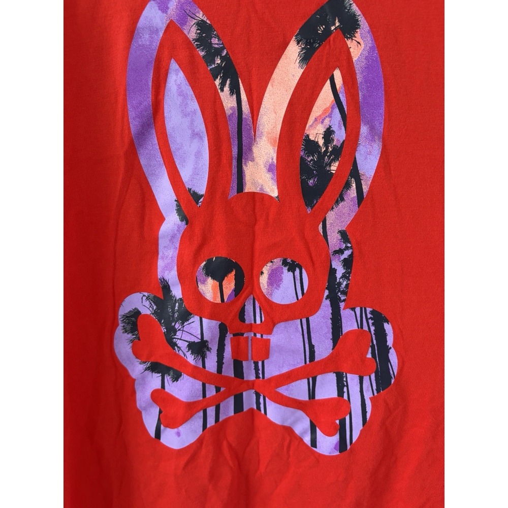 Psycho Bunny T Shirt Mens 3XL Red Graphic Logo Pima Cotton Short Sleeve